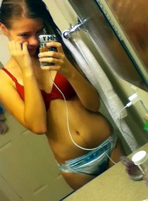 Sexy selfshot of beautiful
